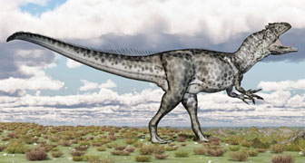アロサウルスのイラスト